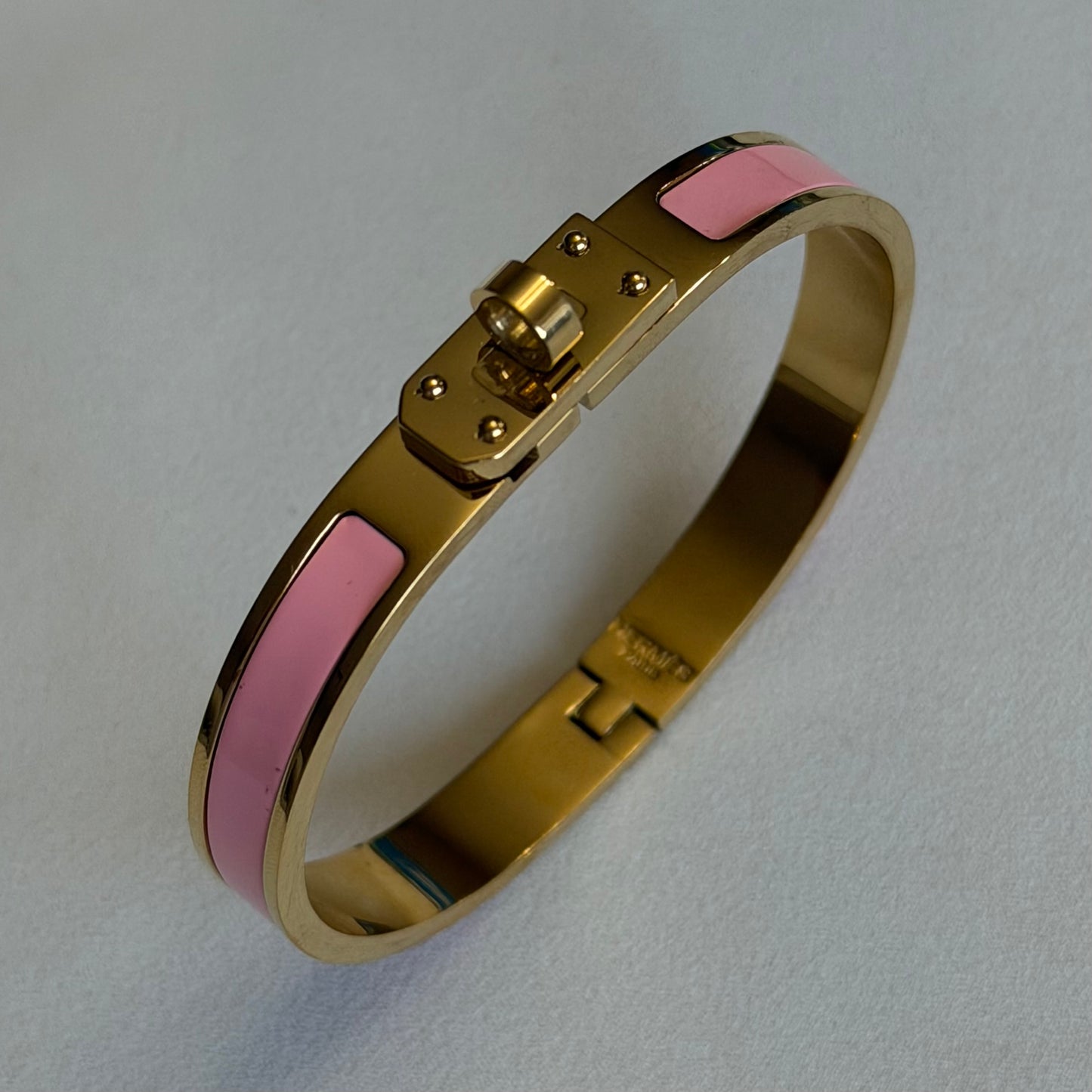 Enamel Lock Bangle