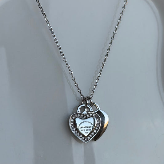 Pavé Heart Necklace